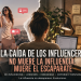 Imatge de la campanya 'caída de los influencers' a Espanya / Deinfluencing