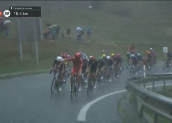 Calamarsada a La Vuelta. Foto: RTVE