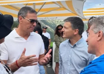 Sánchez en una visita anteiror a Andorra / Arxiu
