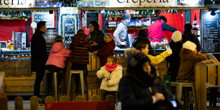 Una imatge del Mercat del Poblet de Nadal.