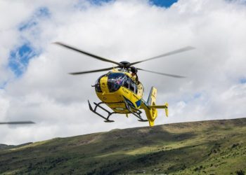 Un helicòpter en una imatge d'arxiu.