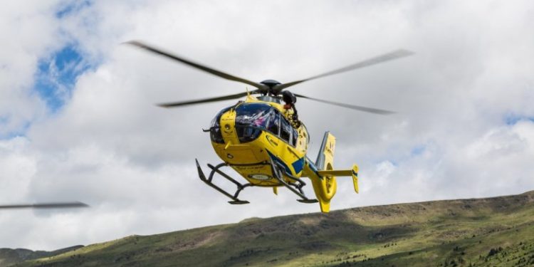 Un helicòpter en una imatge d'arxiu.
