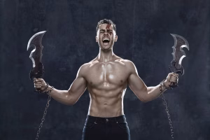 TheGrefg com a Kratos / MensHealth