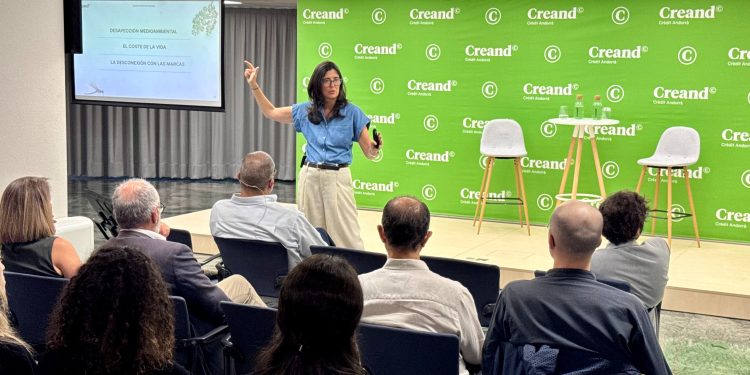 Un moment de la jornada formativa en sostenibilitat adreçada als seus proveïdors. Foto: Creand