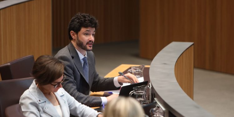 El president del grup parlamentari de Concòrdia, Cerni Escalé. Foto: Consell General