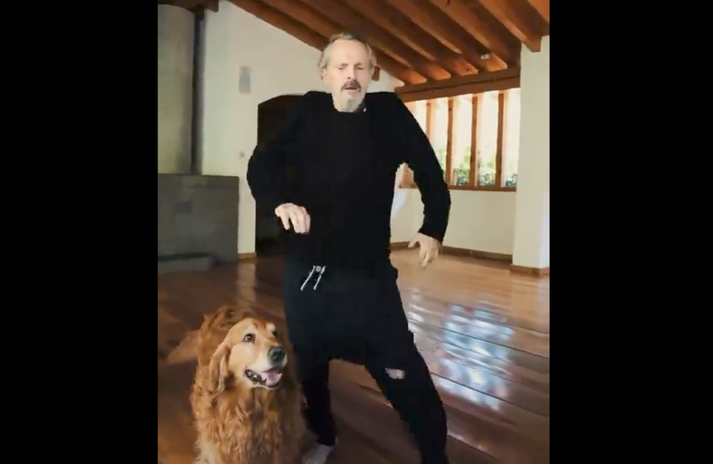 Imatge del ball de Bosé a la casa d'Andorra / X