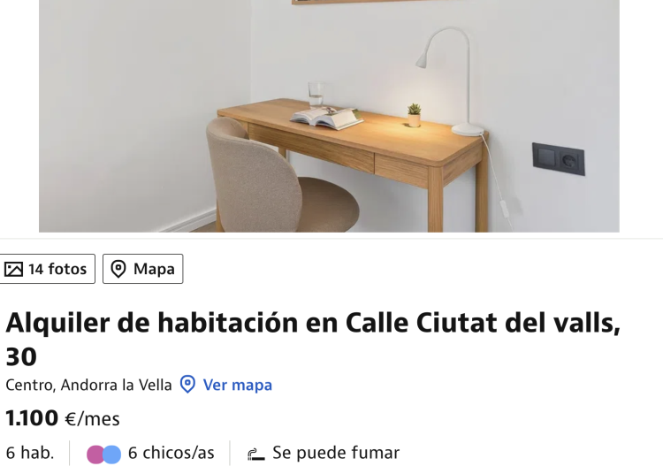 L'anunci a Idealista / Idealista