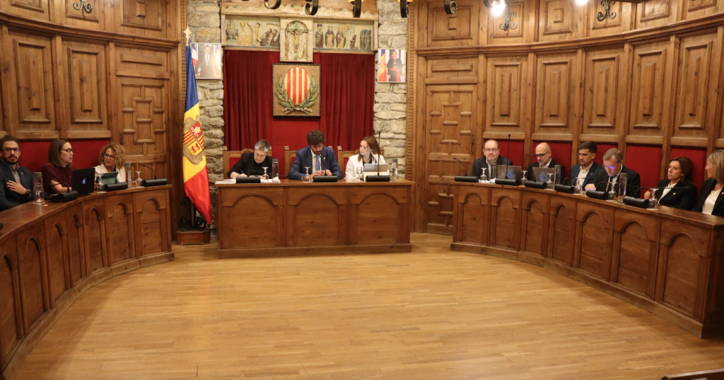 Sessió de consell de comú de Sant Julià. Foto: R. S. (ANA)