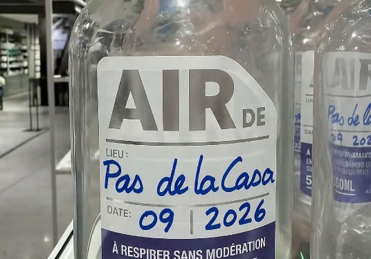 Ampolla d'aire del Pas de la Casa.