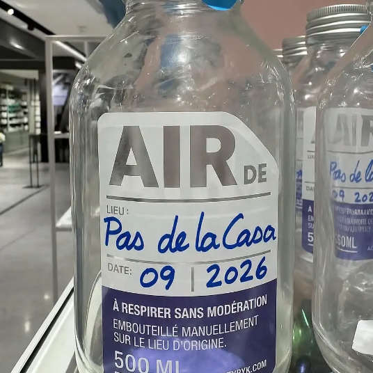 Ampolla d'aire del Pas de la Casa.