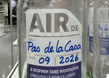 Ampolla d'aire del Pas de la Casa.