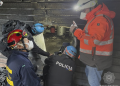 Inspecció ocular després de l'incendi a La Querola.