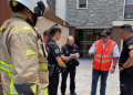 Intervenció de les autoritats a la zona de l'incident.