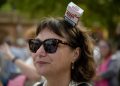 Una de les participants a la protesta dels estanquers / LP