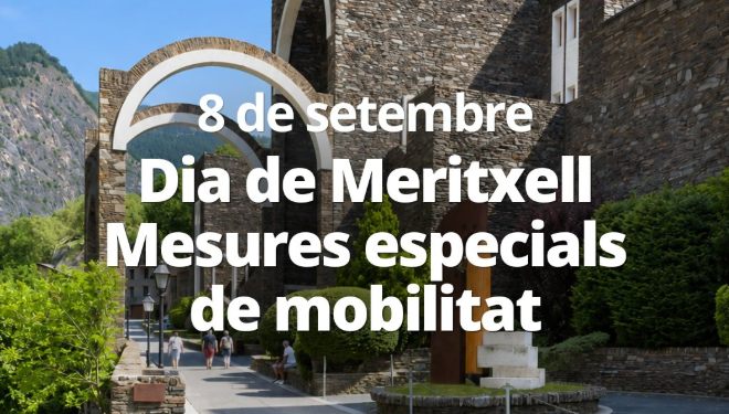 Mesures viàries pel Dia de Meritxell.