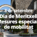 Mesures viàries pel Dia de Meritxell.