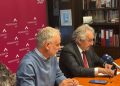 El president de Progressistes-SDP, Josep Roig, i el membre dle consell nacional, Jaume Bartumeu / P-SDP
