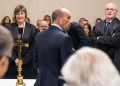 Un moment de l'acte de jurament dels nous magistrats substituts.