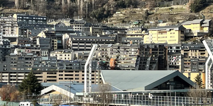 Una vista d'Andorra la Vella.