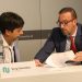 El ministre Jordi Torres i el cònsol major Sergi González
