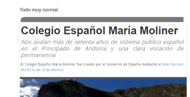 Polèmica per l'ús del castellà a l'ensenyament andorrà i català.