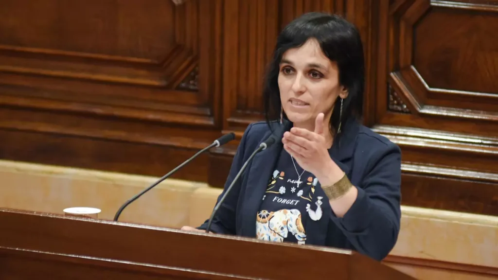 Sílvia Orriols era present al míting on e sva fer l'acusació contra Andorra / Parlament Catalunya