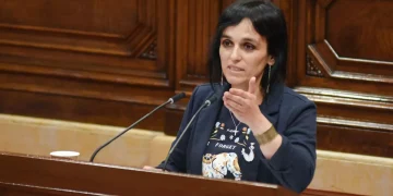 Sílvia Orriols era present al míting on e sva fer l'acusació contra Andorra / Parlament Catalunya