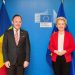 El cap de Govern d’Andorra, Xavier Espot, i la presidenta de la Comissió Europea, Ursula von der Leyen / Govern