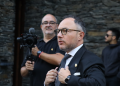 El cap de Govern, Xavier Espot, a la seva arribada a Meritxell.