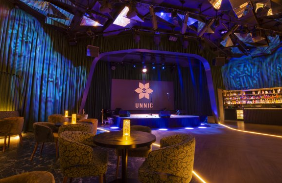 La sala Green Box d'Unnic.