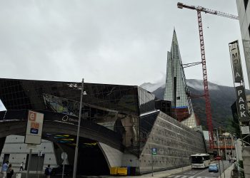 Les obres de l'hotel a Caldea són a punt d'acabar / ANA