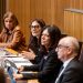 La ministra de Justícia i Interior, ester Molné, durant la seva intervenció. Foto: Consell General
