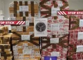 Tabac confiscat pels gendarmes / Arxiu