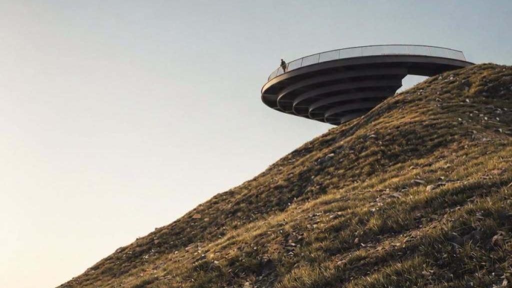 Render del futur mirador a l'Alt de la Capa. Foto: Comú de la Massana