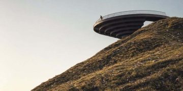Render del futur mirador a l'Alt de la Capa. Foto: Comú de la Massana