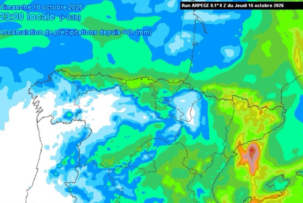 Canvi de temps de cara al cap de setmana. Foto: Meteo Pirineus
