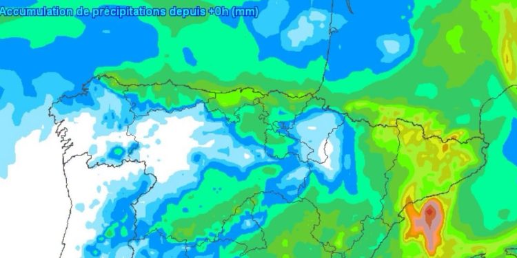 Canvi de temps de cara al cap de setmana. Foto: Meteo Pirineus