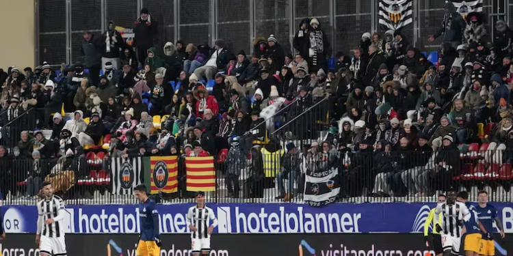 Un partit entre el FC Andorra i el Castelló.