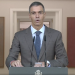 Pedro Sánchez durant la compareixença d'aquest dilluns.