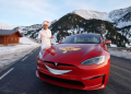 TheGrefg durant el sorteig del Tesla a Andorra.