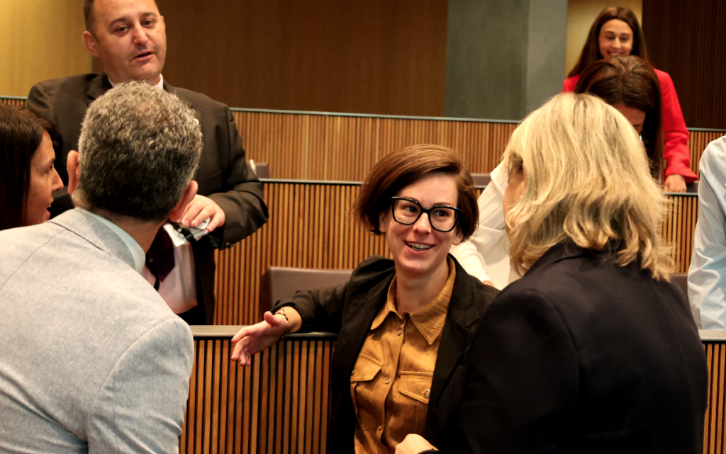 Núria Segués al Consell General. Foto: Consell General