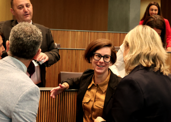 Núria Segués al Consell General. Foto: Consell General