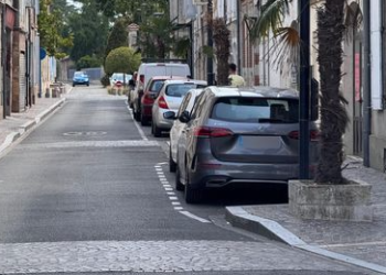 L’individu va ser detingut per la policia al carrer Chevalier-Toile, a Valence-d’Agen. Foto: DDM Michel Bony