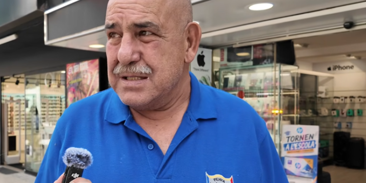 Fragment del vídeo de l'entrevista a un exvigilant jubilat d'Andorra.