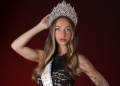 La model andorrana Maria Socias, després de guanyar el certamen Miss Eris.