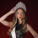 La model andorrana Maria Socias, després de guanyar el certamen Miss Eris.