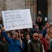 Manifestació per l'habitatge a la Seu. Foto: ACN