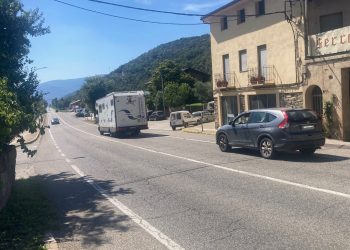 La carretera N-260 al pas per Castellciutat (Foto: RàdioSeu)