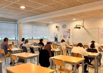 Un examen de la prova oficial de català. Foto: Govern d'Andorra