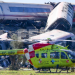 L'estat en què han quedat els trens després de l'accident.